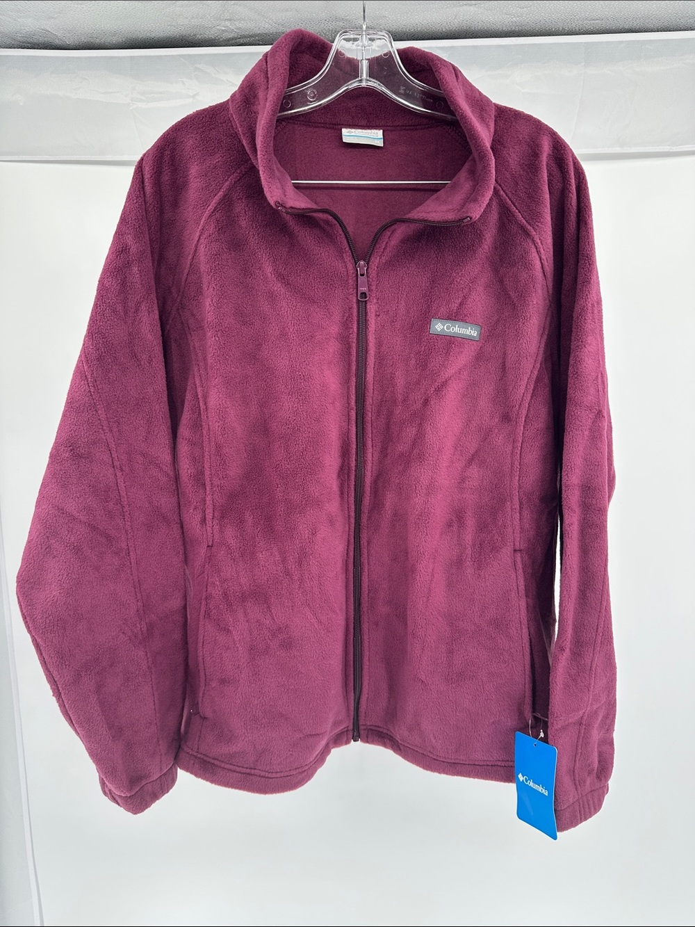 Columbia Women's Full-Zip Teddy Fleece Jacket - Plum